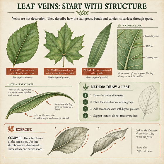 A sample page from Trees, Leaves & ; Botanicals.